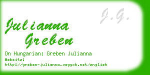 julianna greben business card